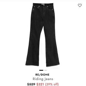 Re/Done The Riding Jean